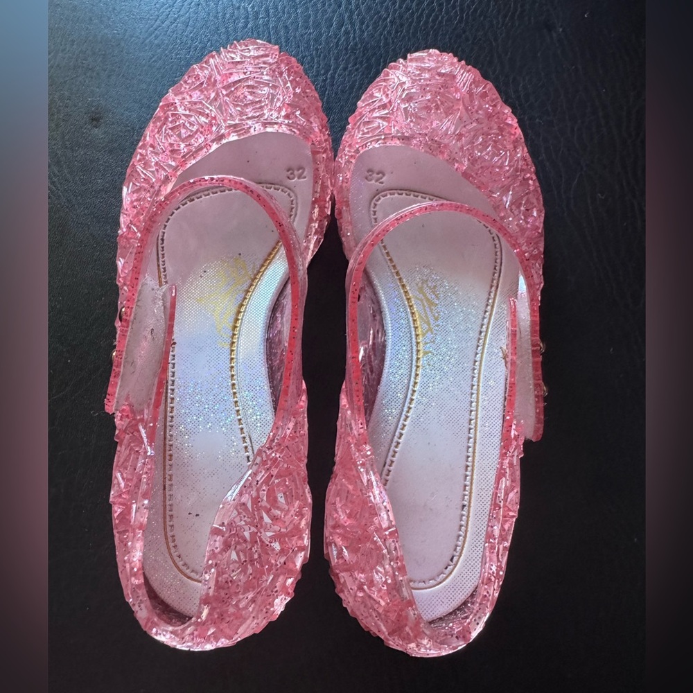 Sparkly Pink girl jelly Shoes - Picture 4 of 9